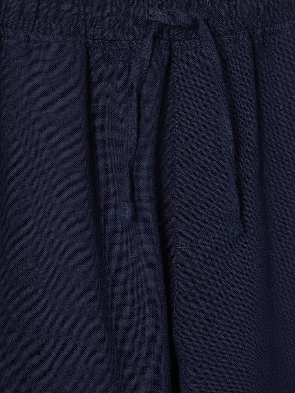 Lacivert Relax Fit Erkek Poplin Pantolon-1