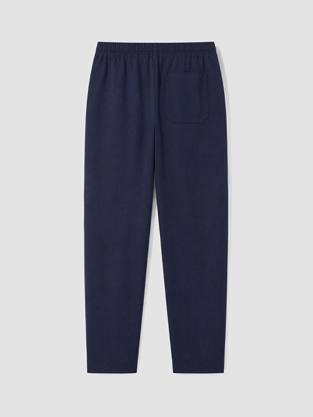 Lacivert Relax Fit Erkek Poplin Pantolon-2