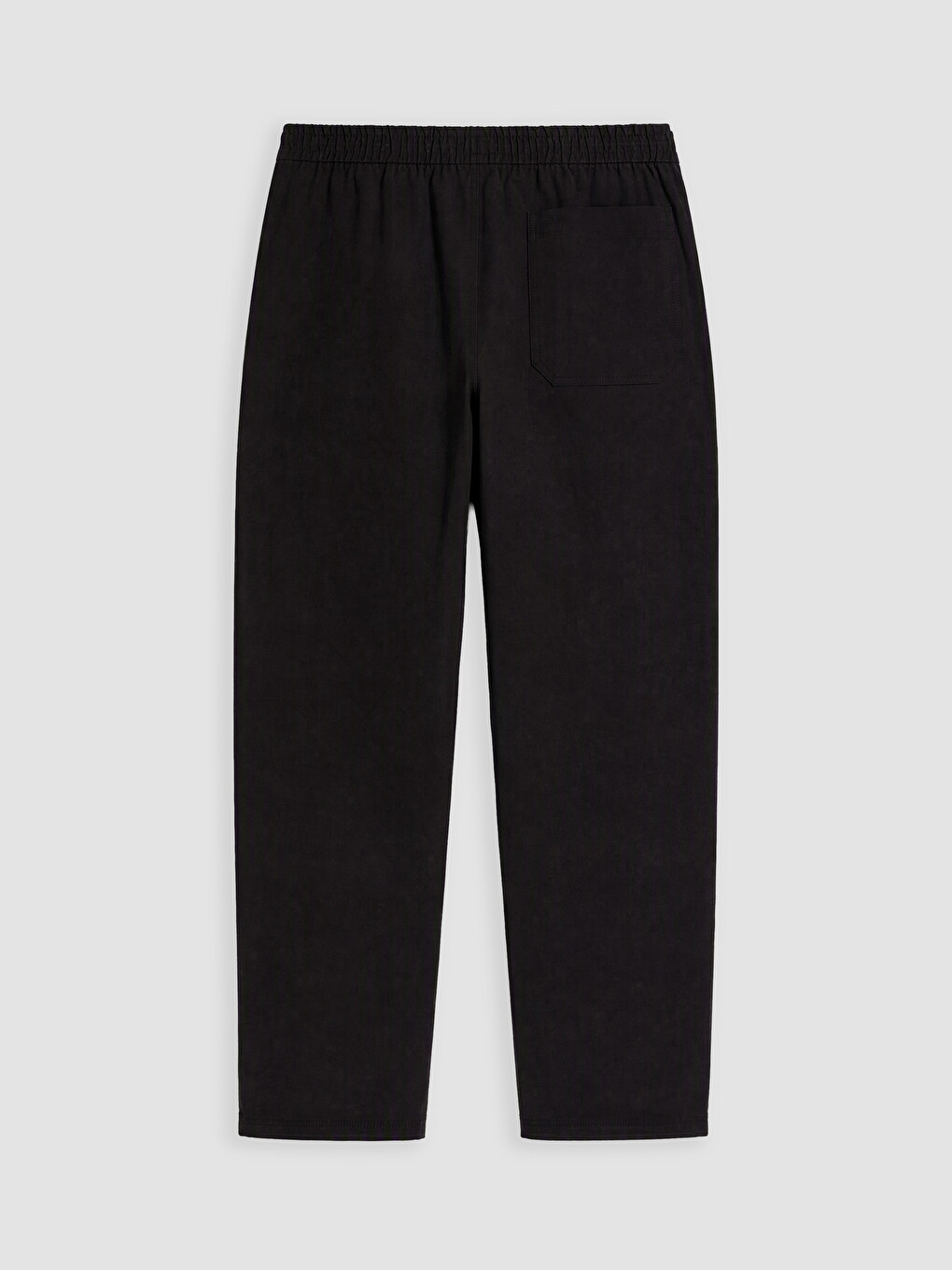 Siyah Relax Fit Erkek Pantolon-1