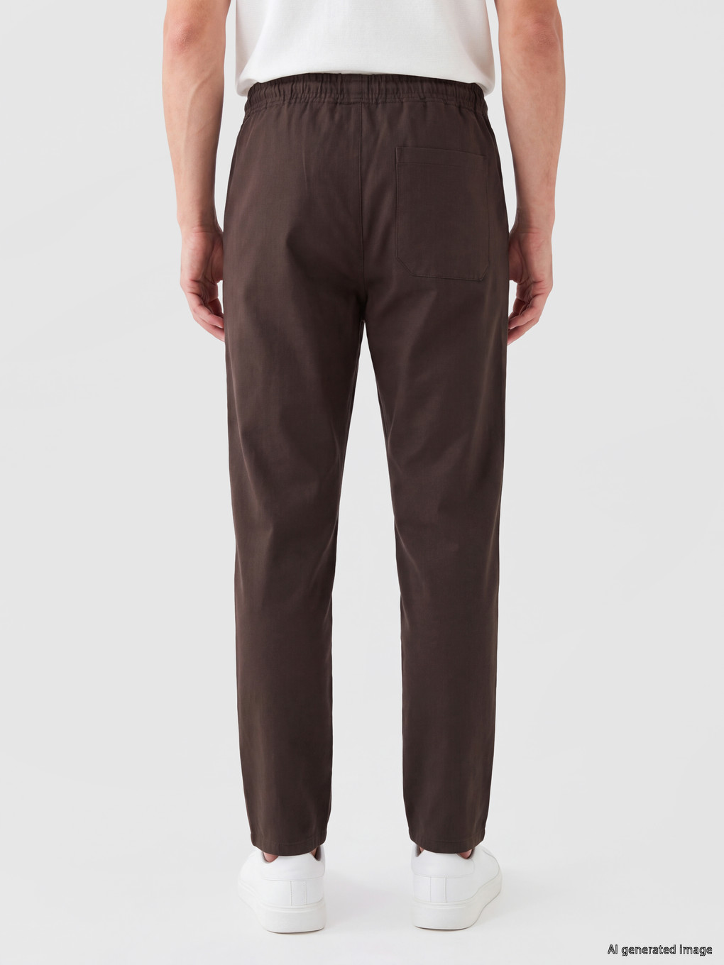 Bej Relax Fit Gabardin Erkek Pantolon-3