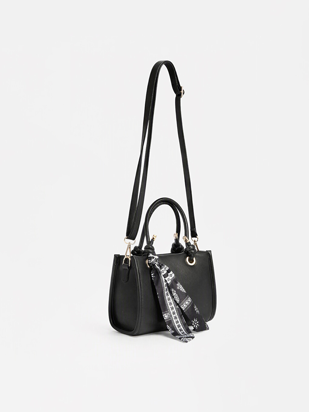 Woman Black Shoulder Bag-1