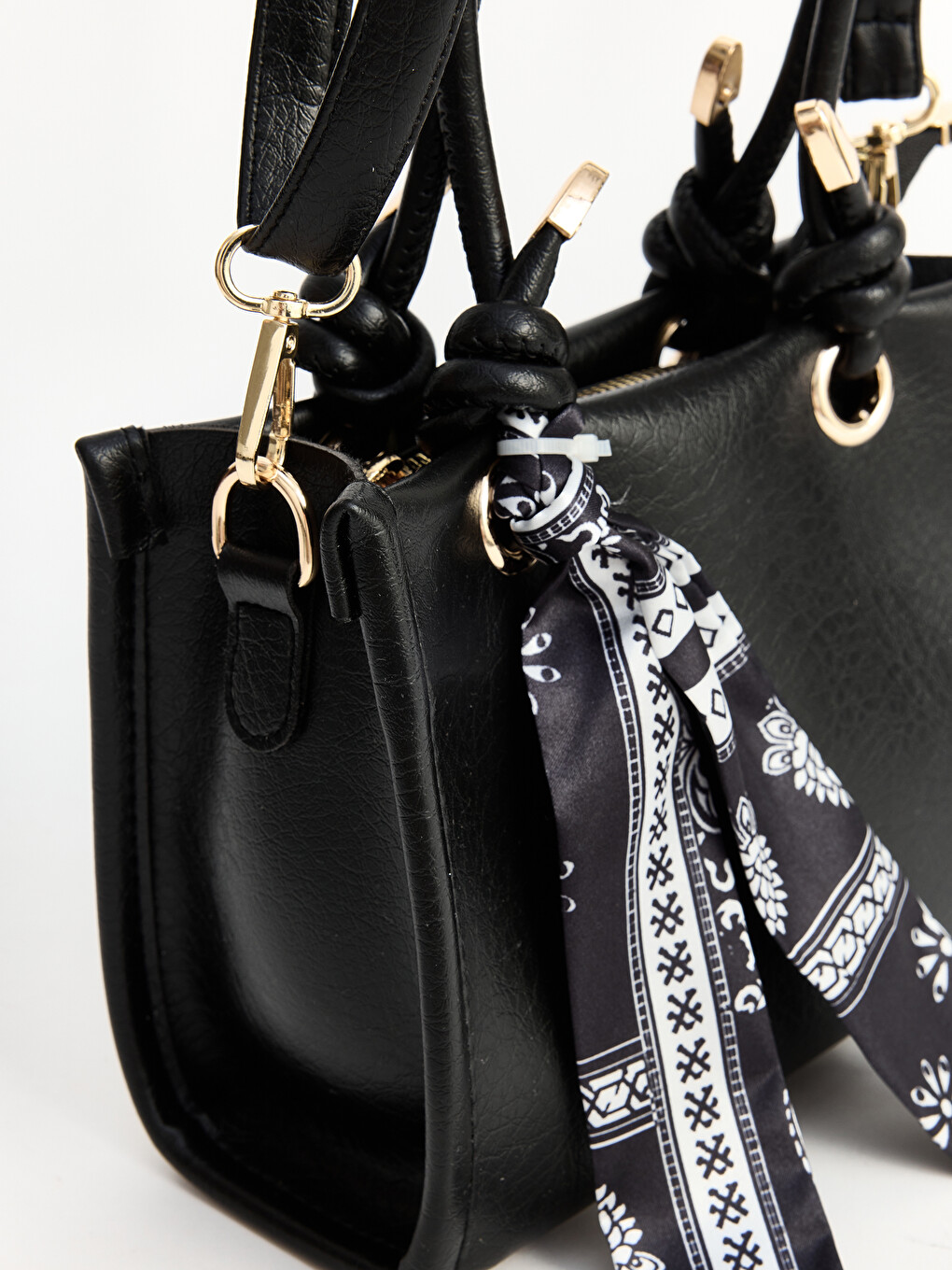 Woman Black Shoulder Bag-2