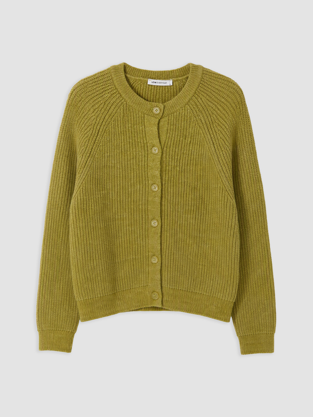Woman Green Cardigan