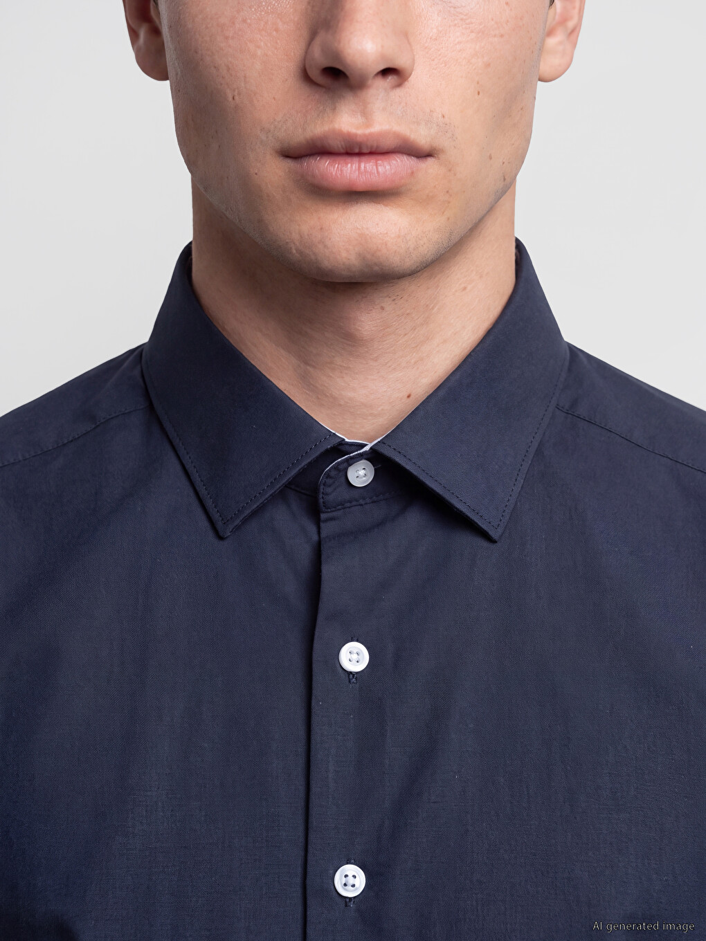 Slim Fit Muška Basic Košulja-2