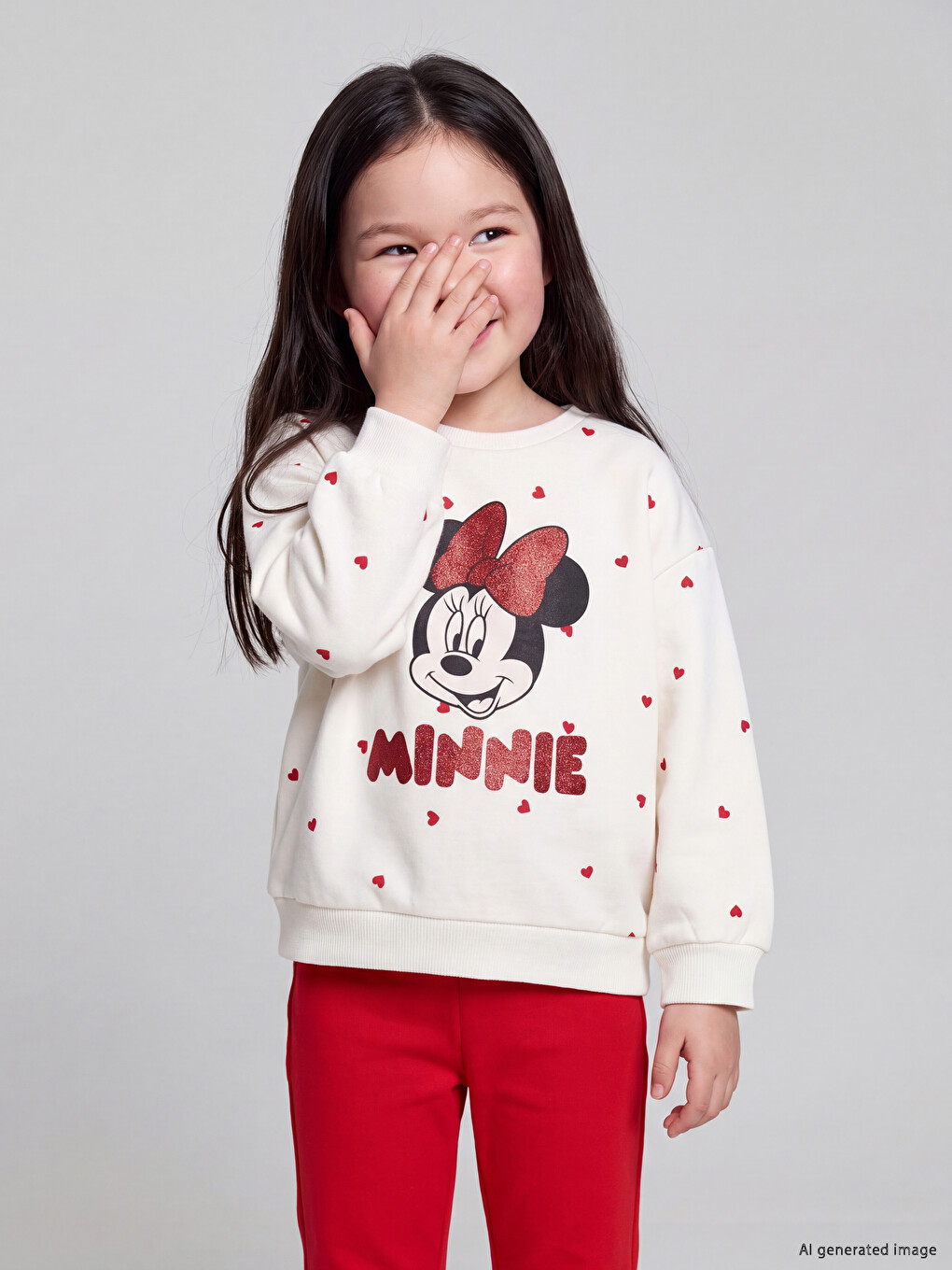 Minnie Mouse Printed Girls' Set-1