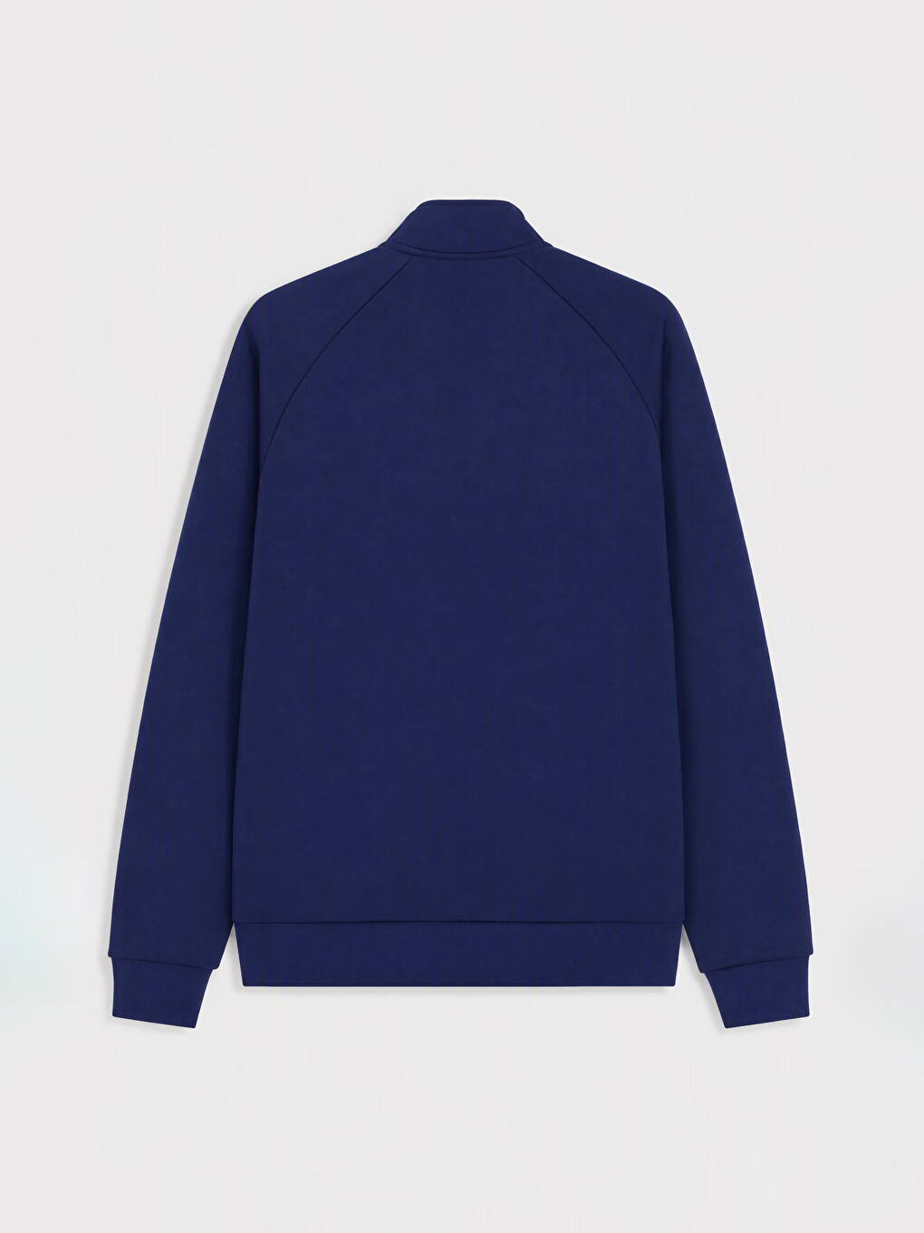 Lacivert Manchester City Baskılı Erkek Fermuarlı Sweatshirt-1