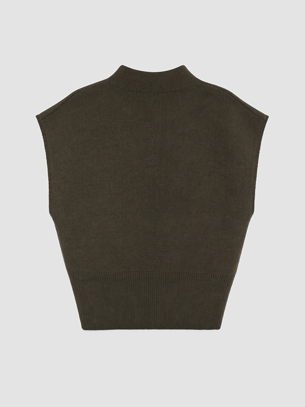 Mock Neck Women's Knitwear Sweater-2