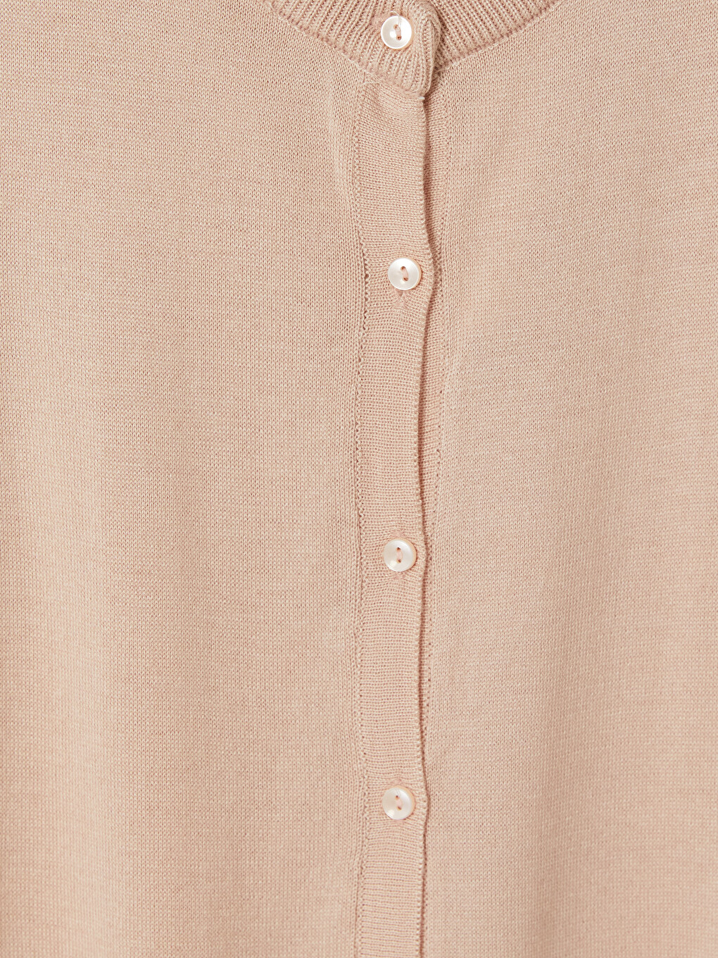 Woman Pink Knit Gilet-1