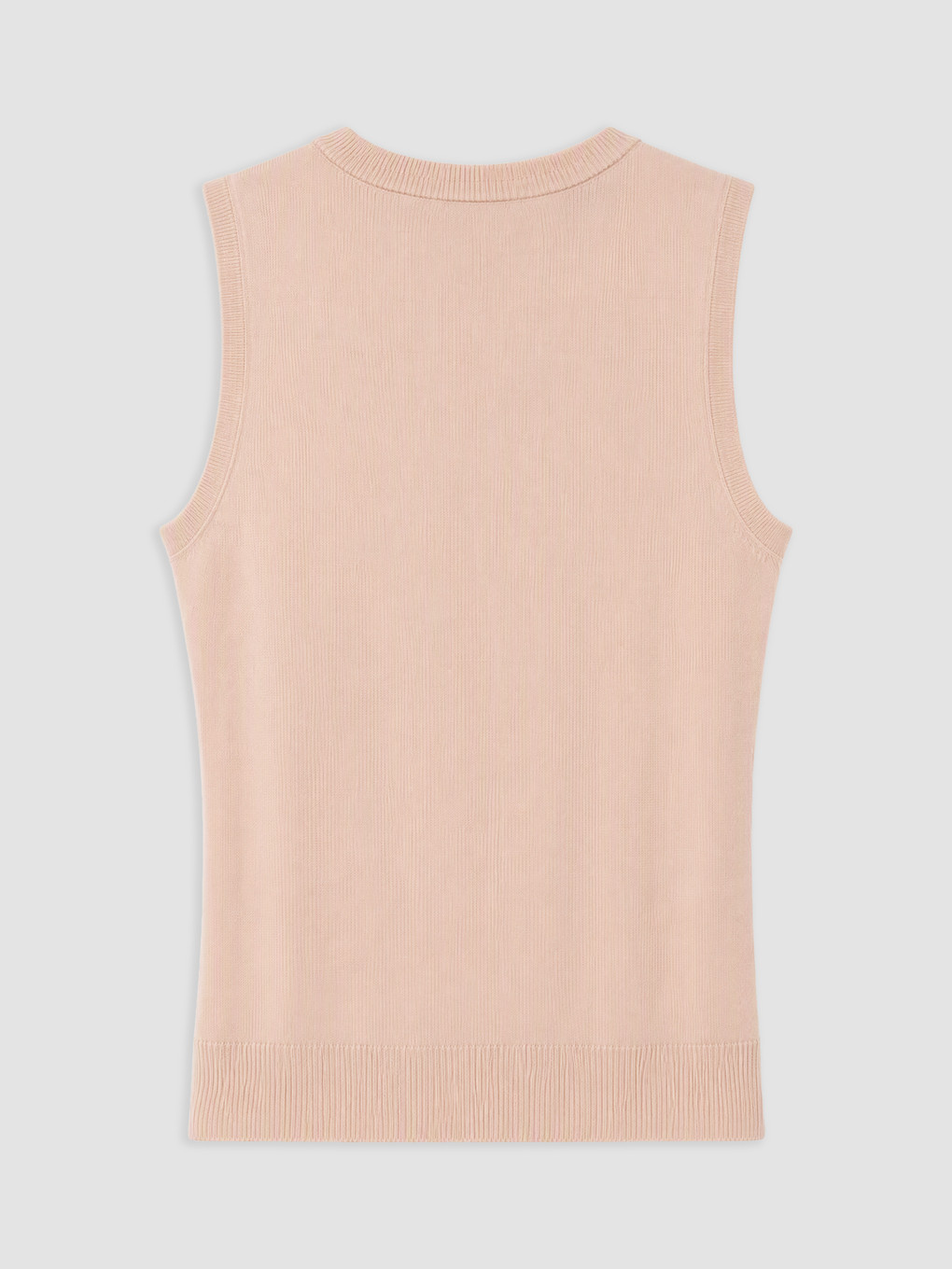 Gilet Femme En Tricot À Col Rond Ceinturé-5