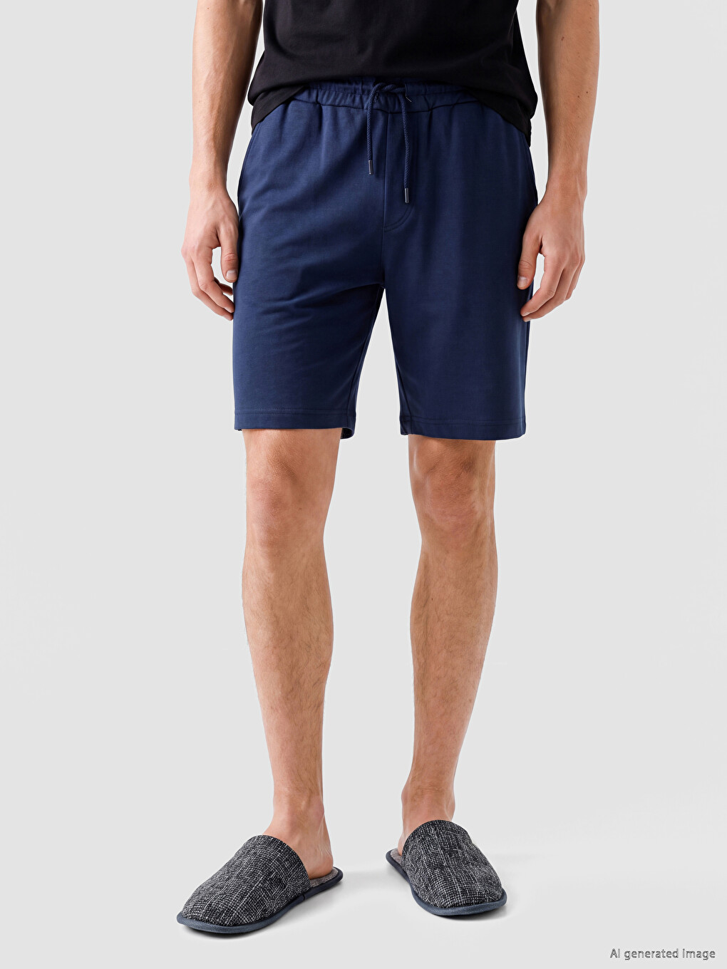 İndigo Regular Fit Erkek Şort-1