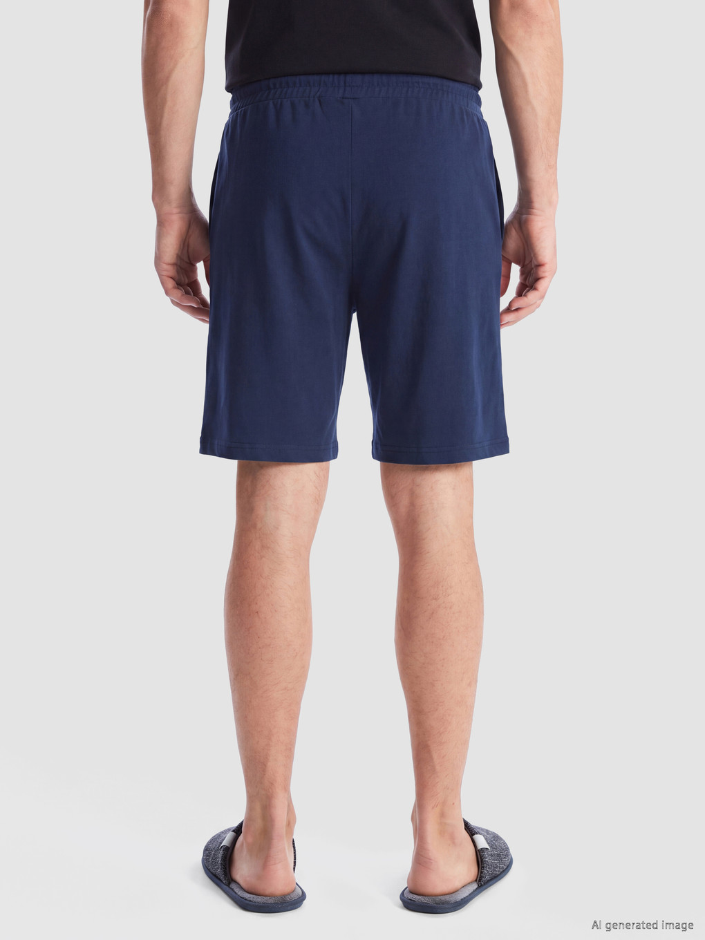 İndigo Regular Fit Erkek Şort-3