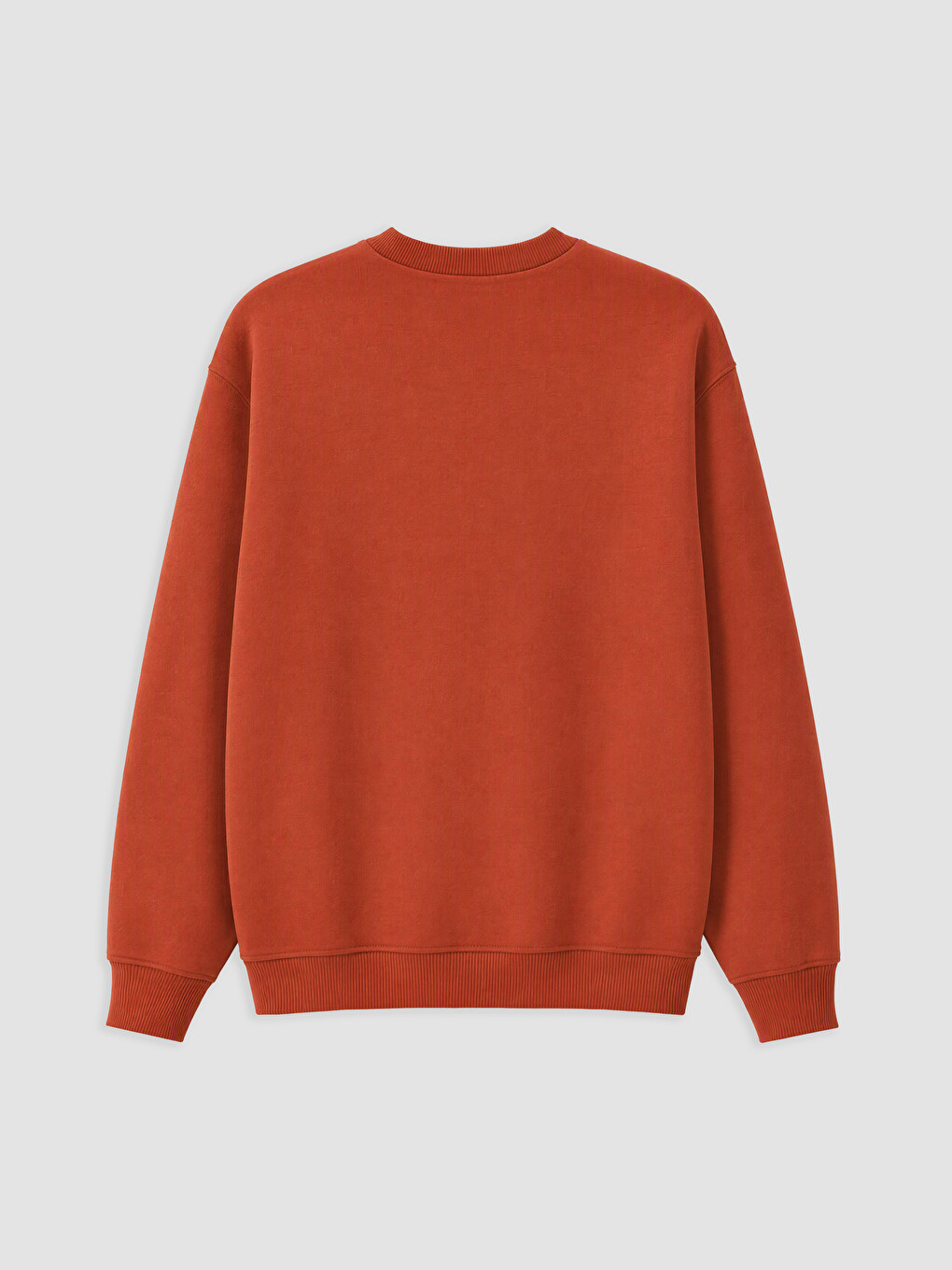 Woman Orange Sweatshirt Tunic-1