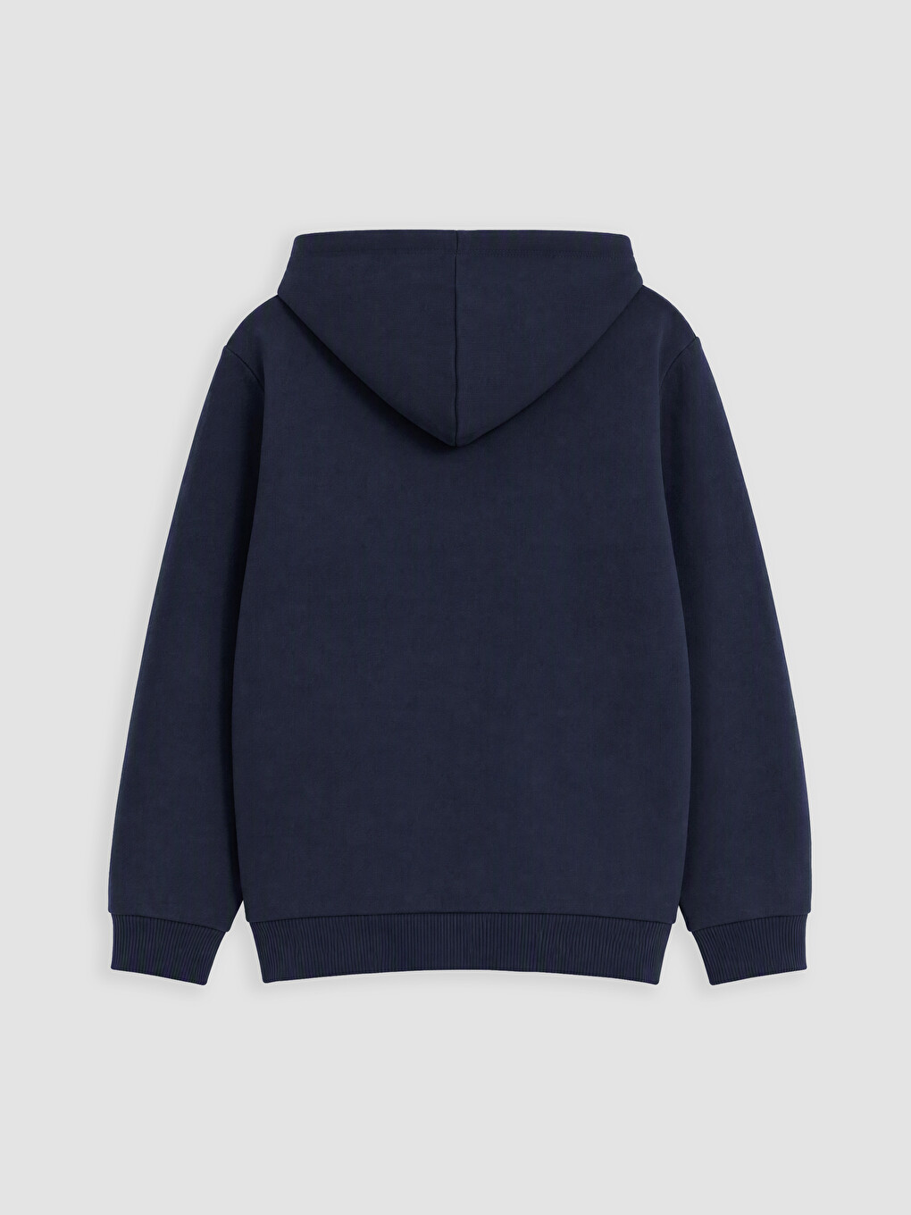 Lacivert Kapüşonlu Erkek Çocuk Fermuarlı Sweatshirt-2