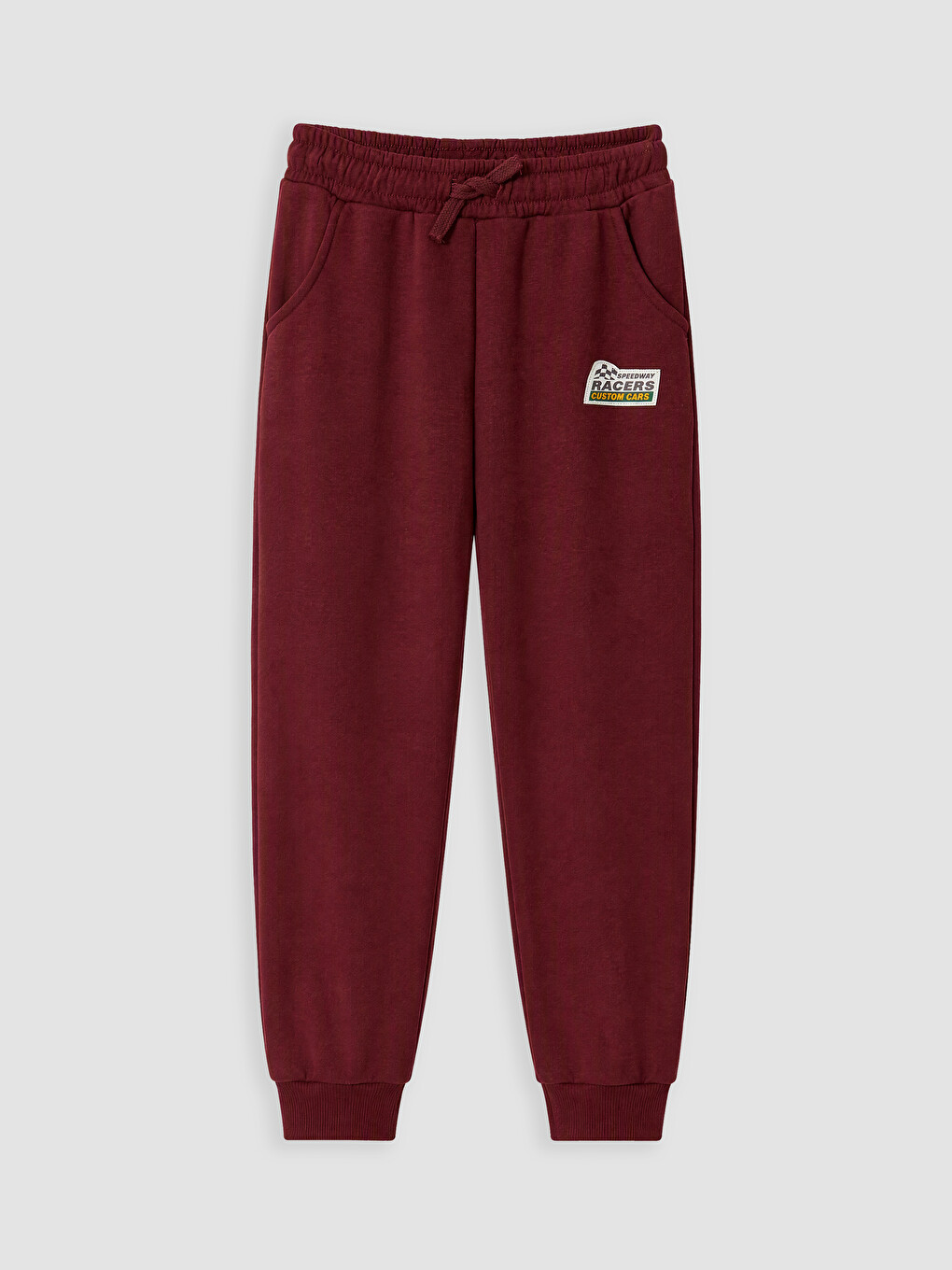 Bordo Baskılı Erkek Çocuk Jogger Eşofman Altı