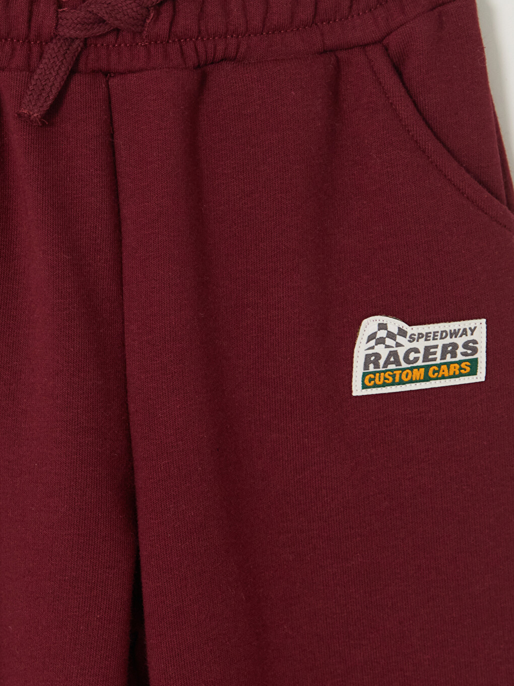 Bordo Baskılı Erkek Çocuk Jogger Eşofman Altı-1
