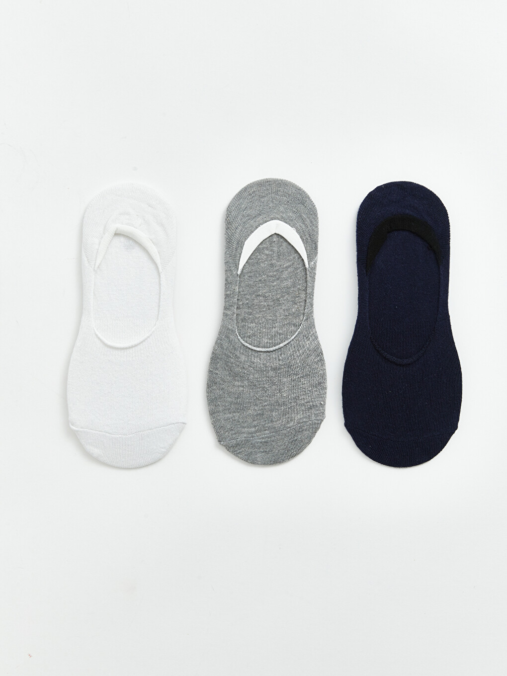 Woman White Invisible Socks