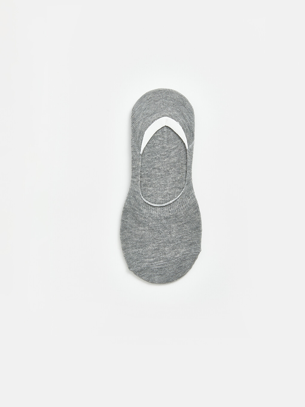 Woman White Invisible Socks-2