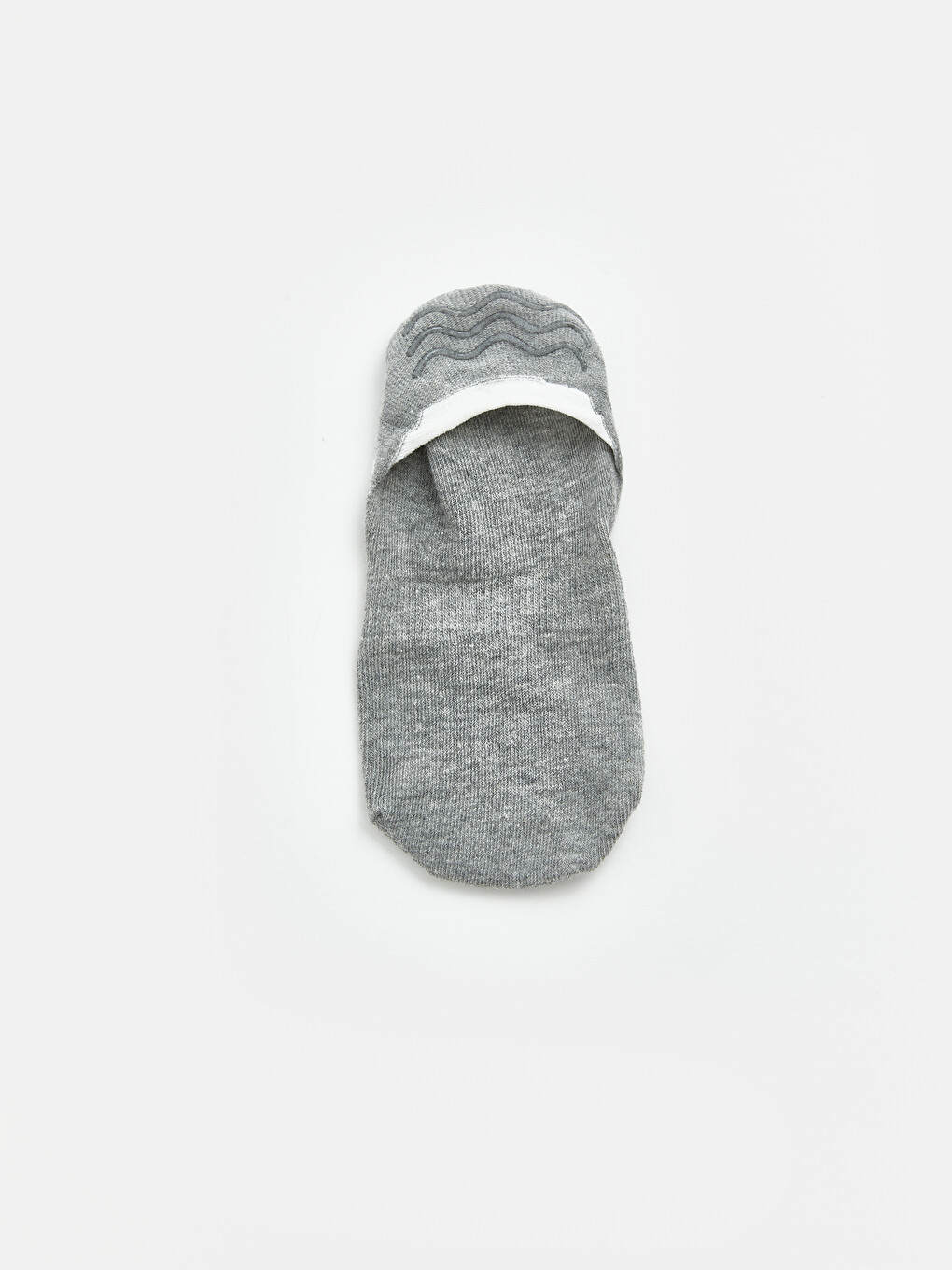 Woman White Invisible Socks-4
