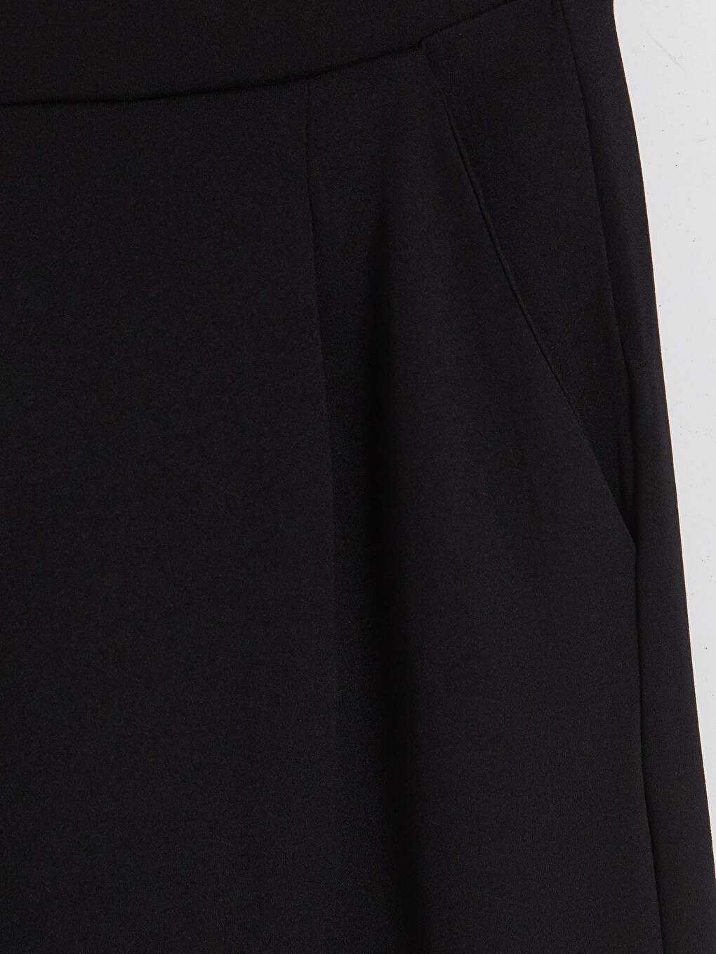 Elastic Waist Women's Pleated Trousers-1