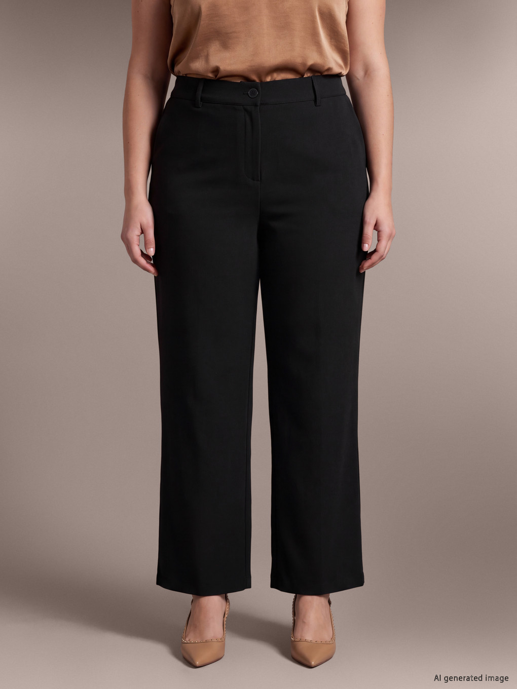 Plus Size Women's Trousers-1
