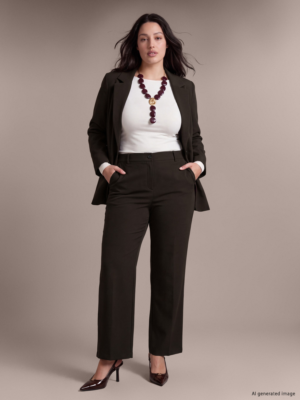 Plus Size Women's Trousers