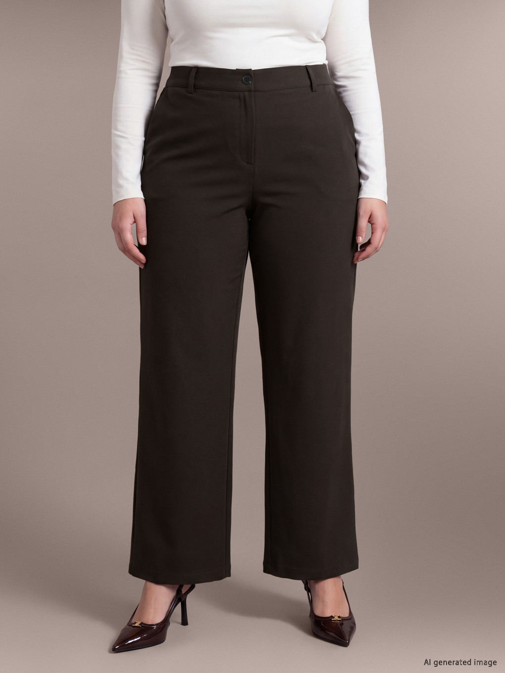 Plus Size Women's Trousers-1