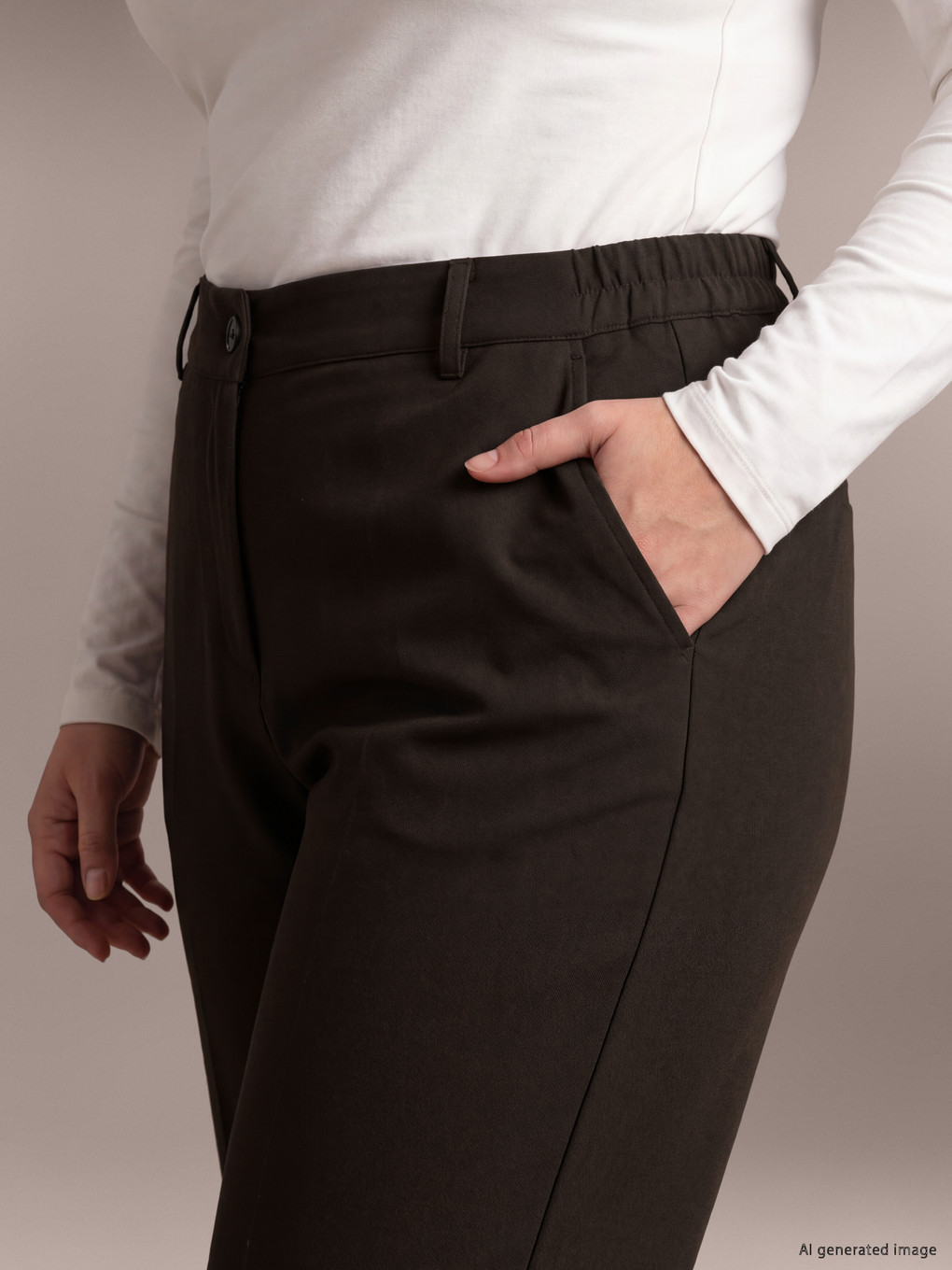 Plus Size Women's Trousers-2