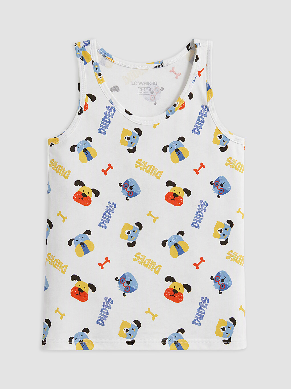 Boy White Vest-1