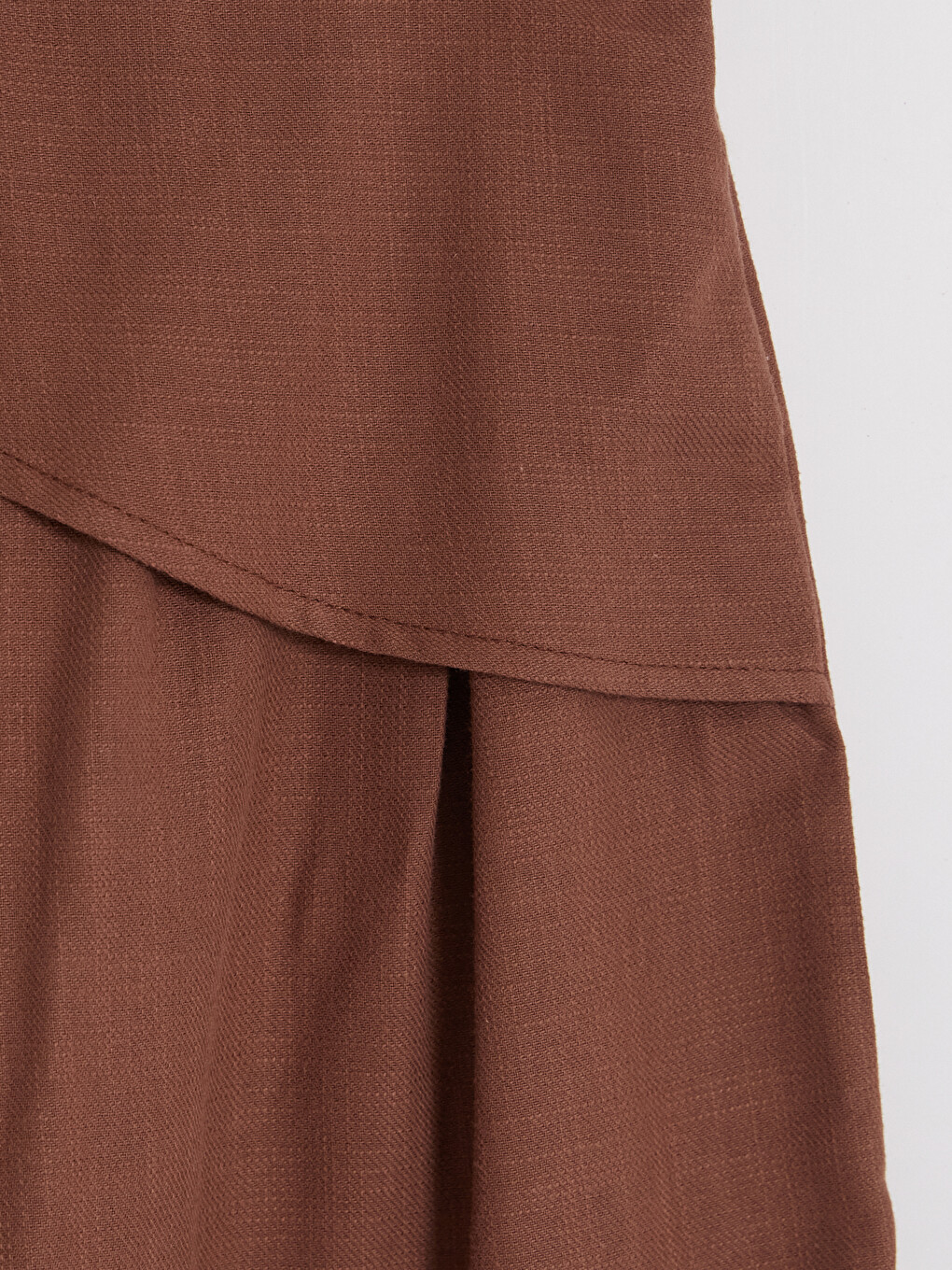 Opuštene Pantalone Od Kepera Za Djevojčice-1