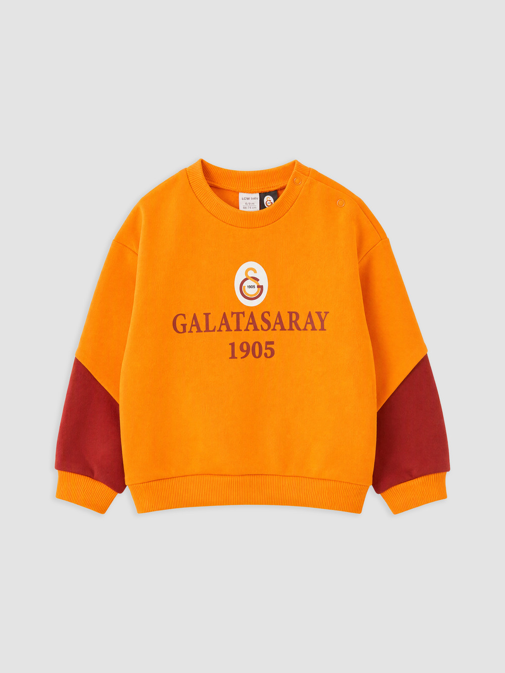 Sarı Galatasaray Baskılı Erkek Bebek Eşofman Takım-1