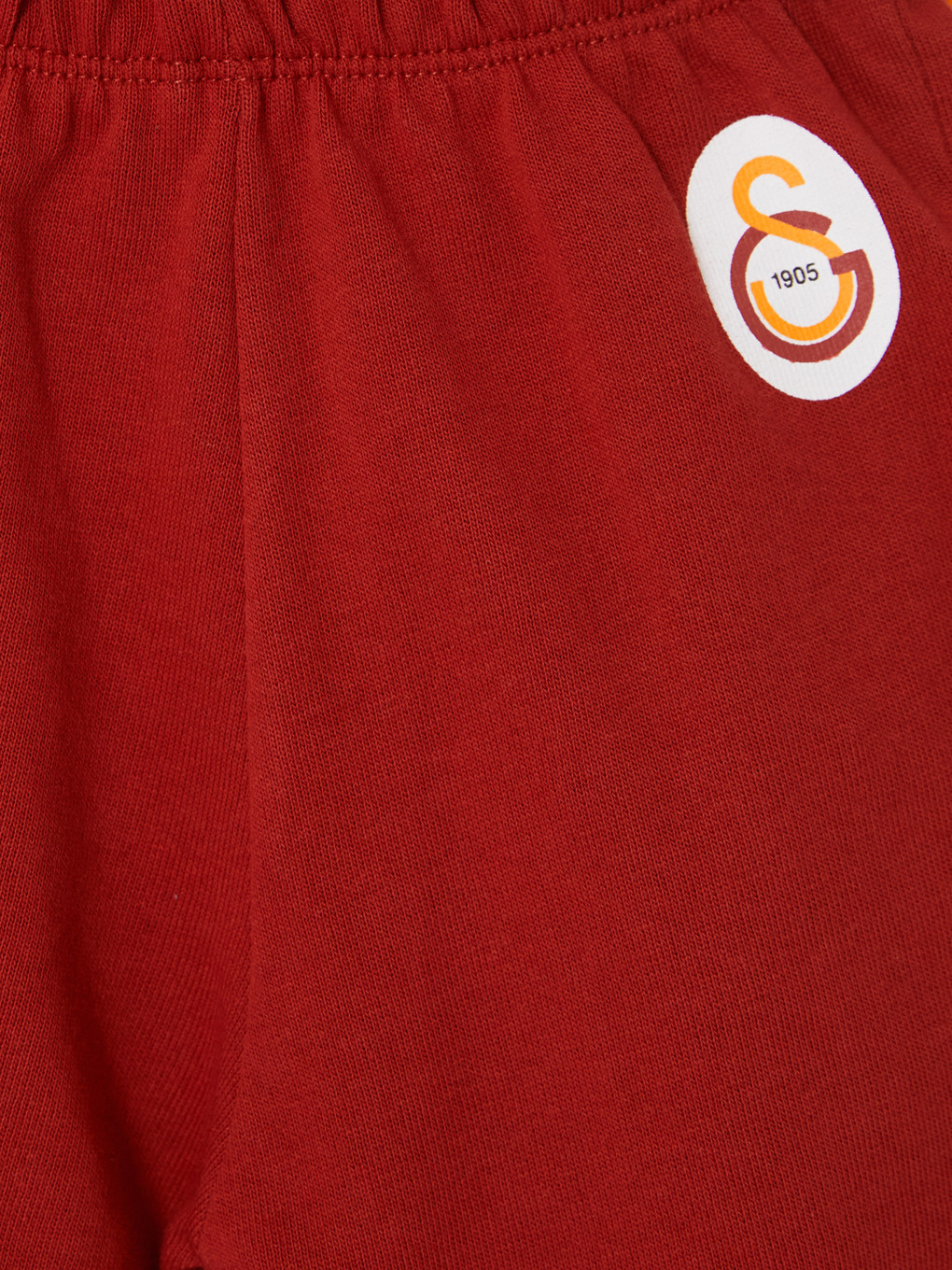 Sarı Galatasaray Baskılı Erkek Bebek Eşofman Takım-6