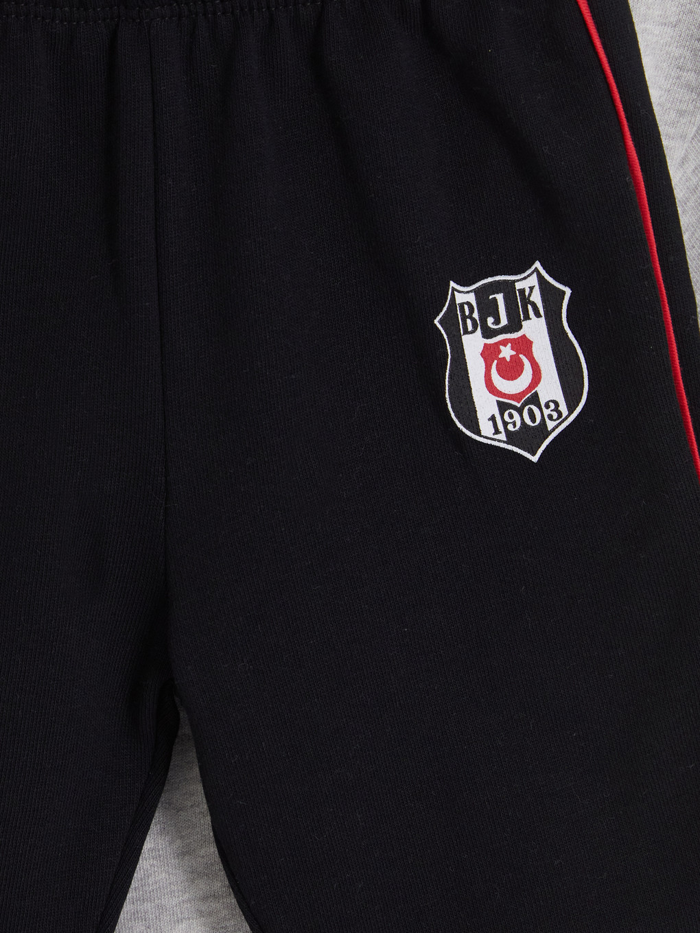 Beyaz Beşiktaş Baskılı Erkek Bebek Eşofman Takım-6