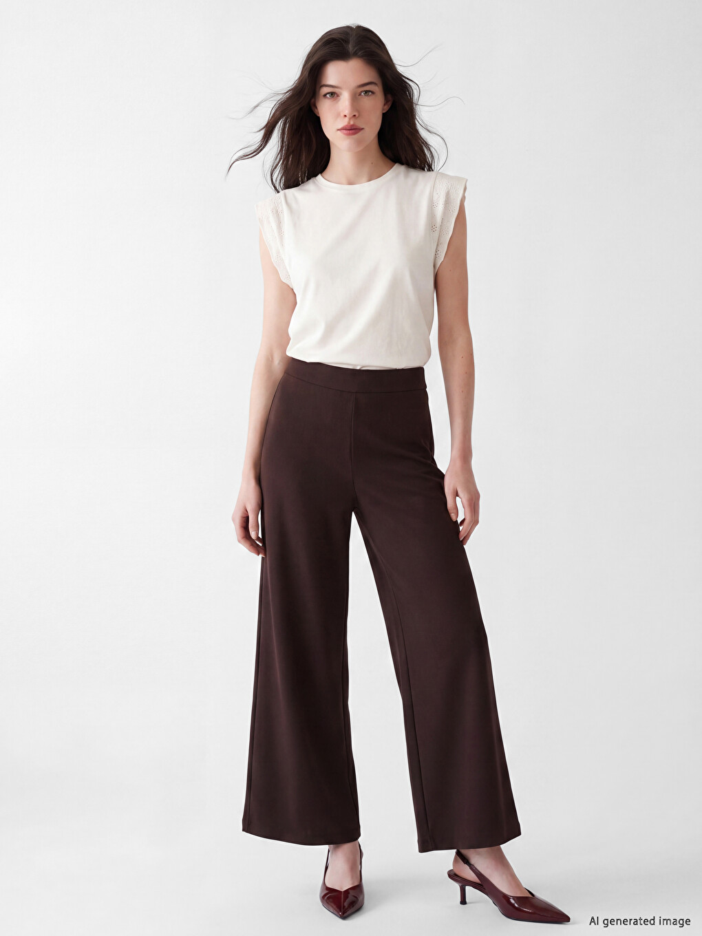 Žena Bijela Bluza-1