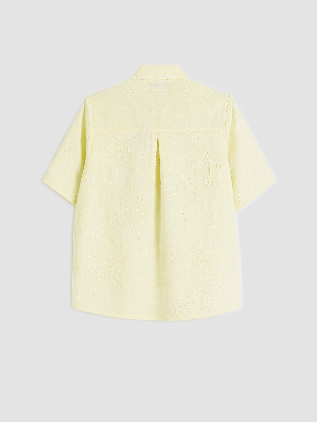 Short Sleeve Embroidered Women's Shirt-5