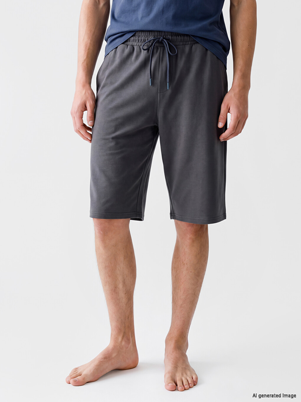 Standard Fit Muški Donji Deo Pidžame Šorts-1