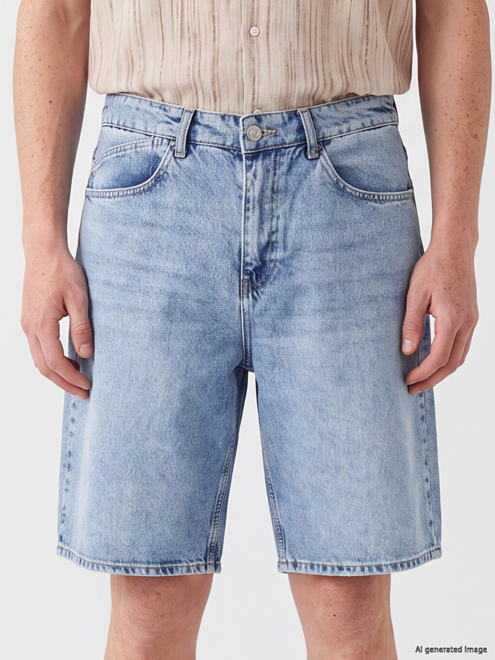 İndigo Loose Fit Erkek Jean Jort-2