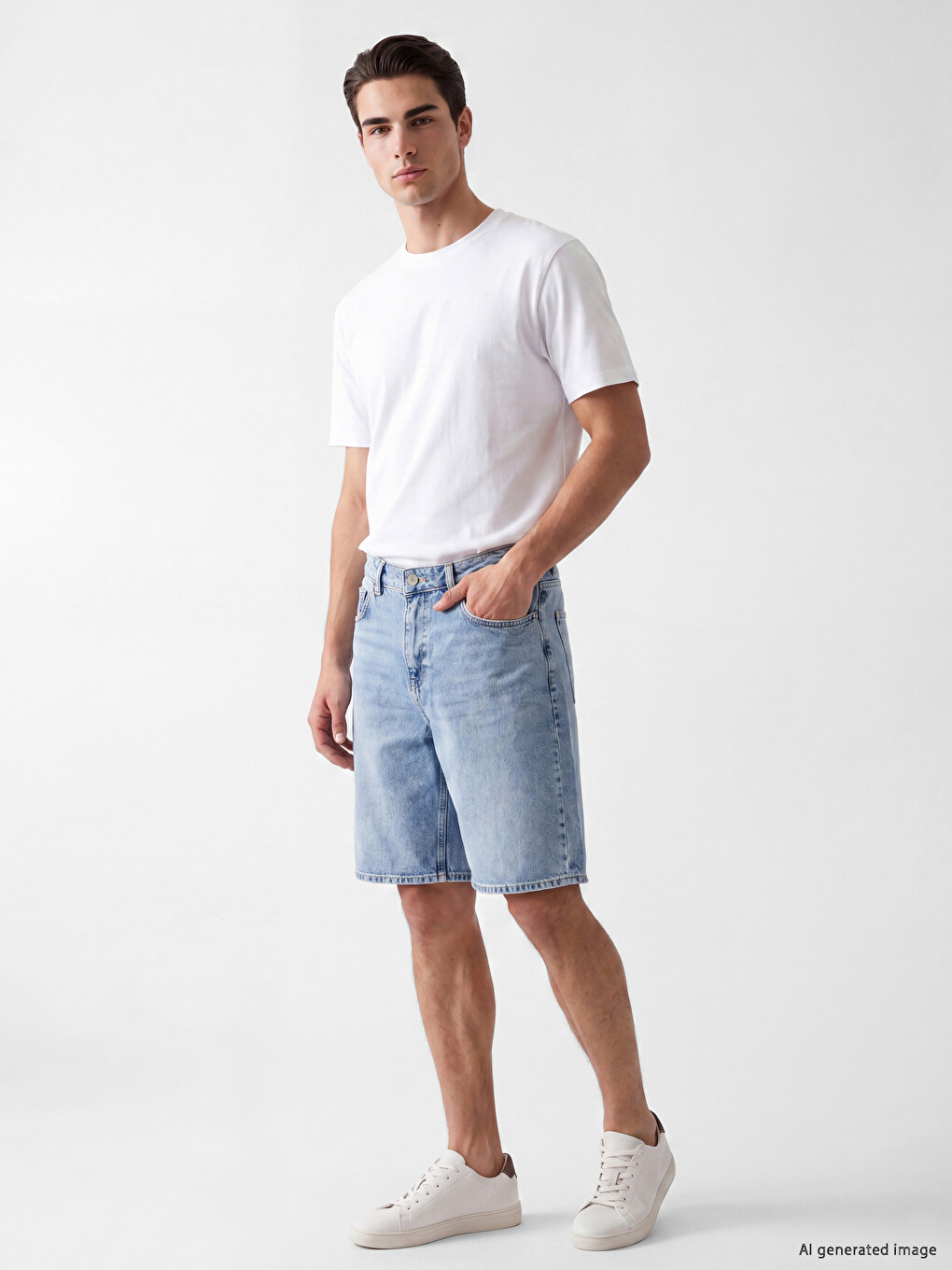 İndigo Loose Fit Erkek Jean Jort-1