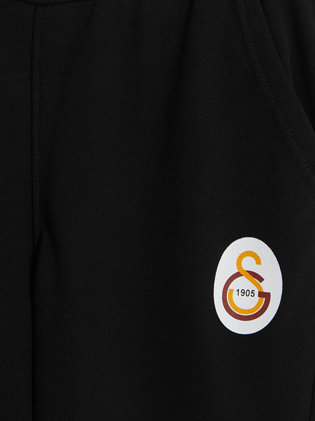 Siyah Galatasaray Baskılı Erkek Çocuk Jogger Eşofman Altı-1