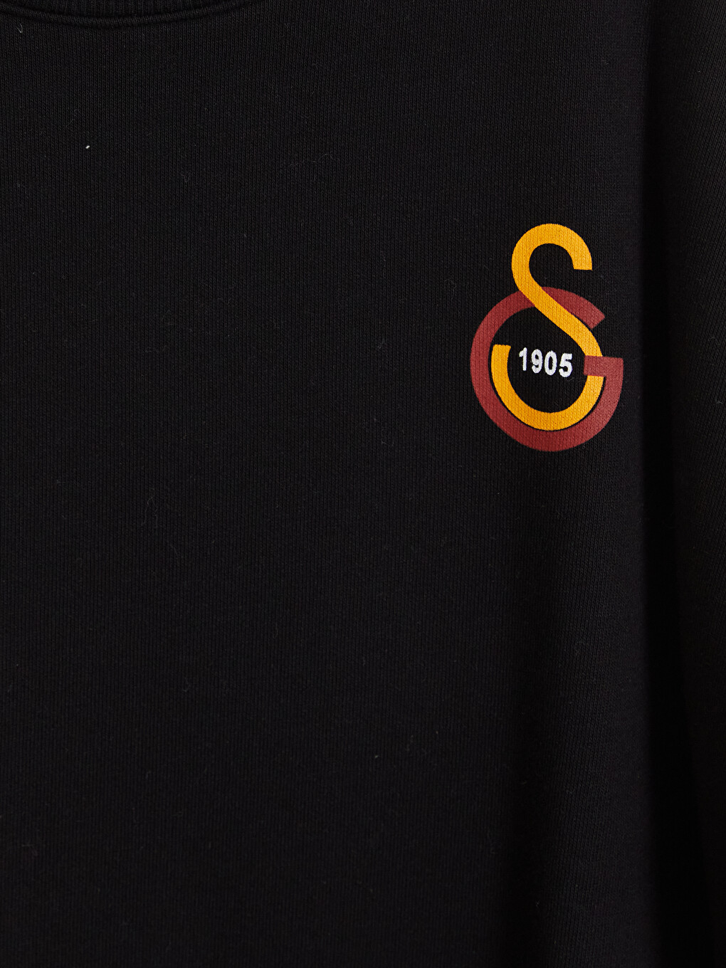 Siyah Galatasaray Nakışlı Erkek Çocuk Kalın Sweatshirt-2