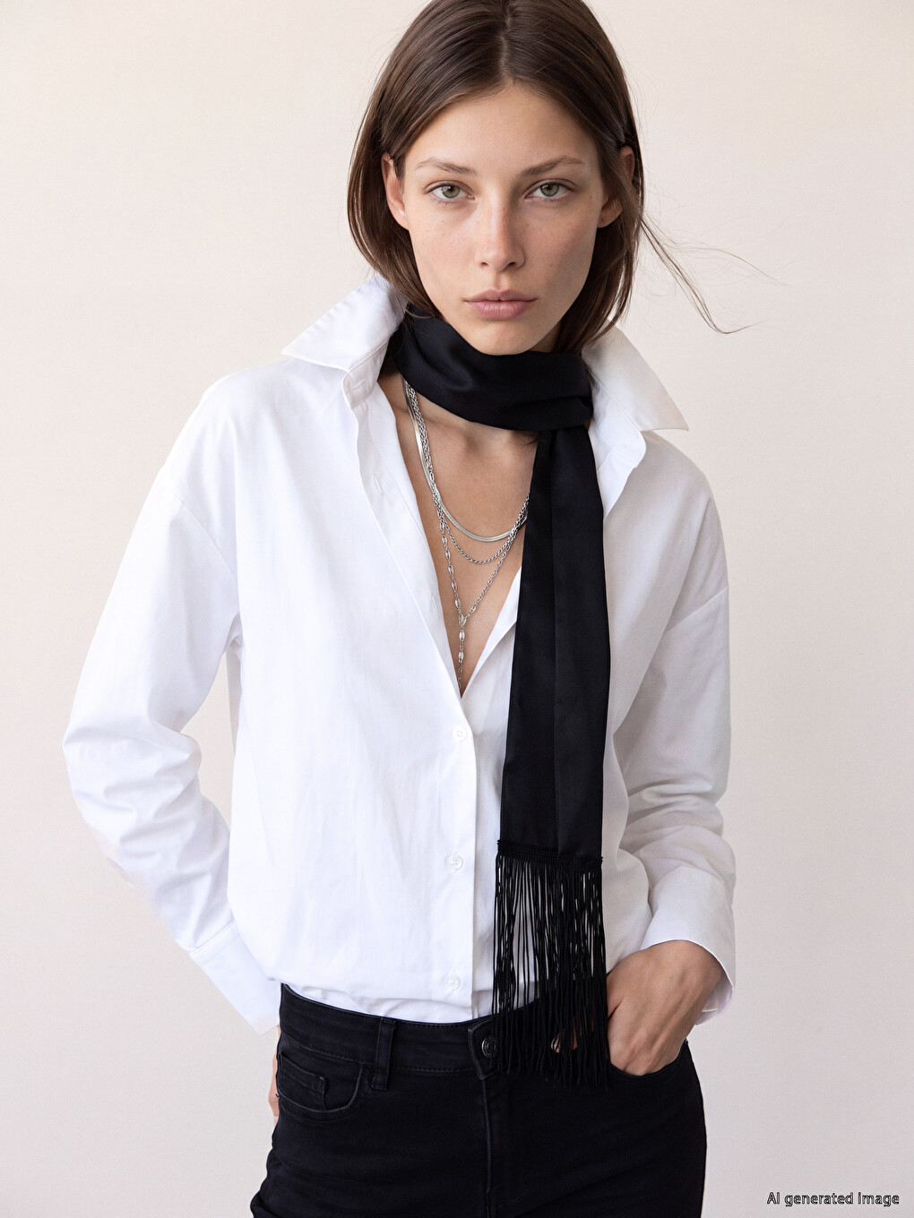 Tassel Detailed Women's Shawl-1