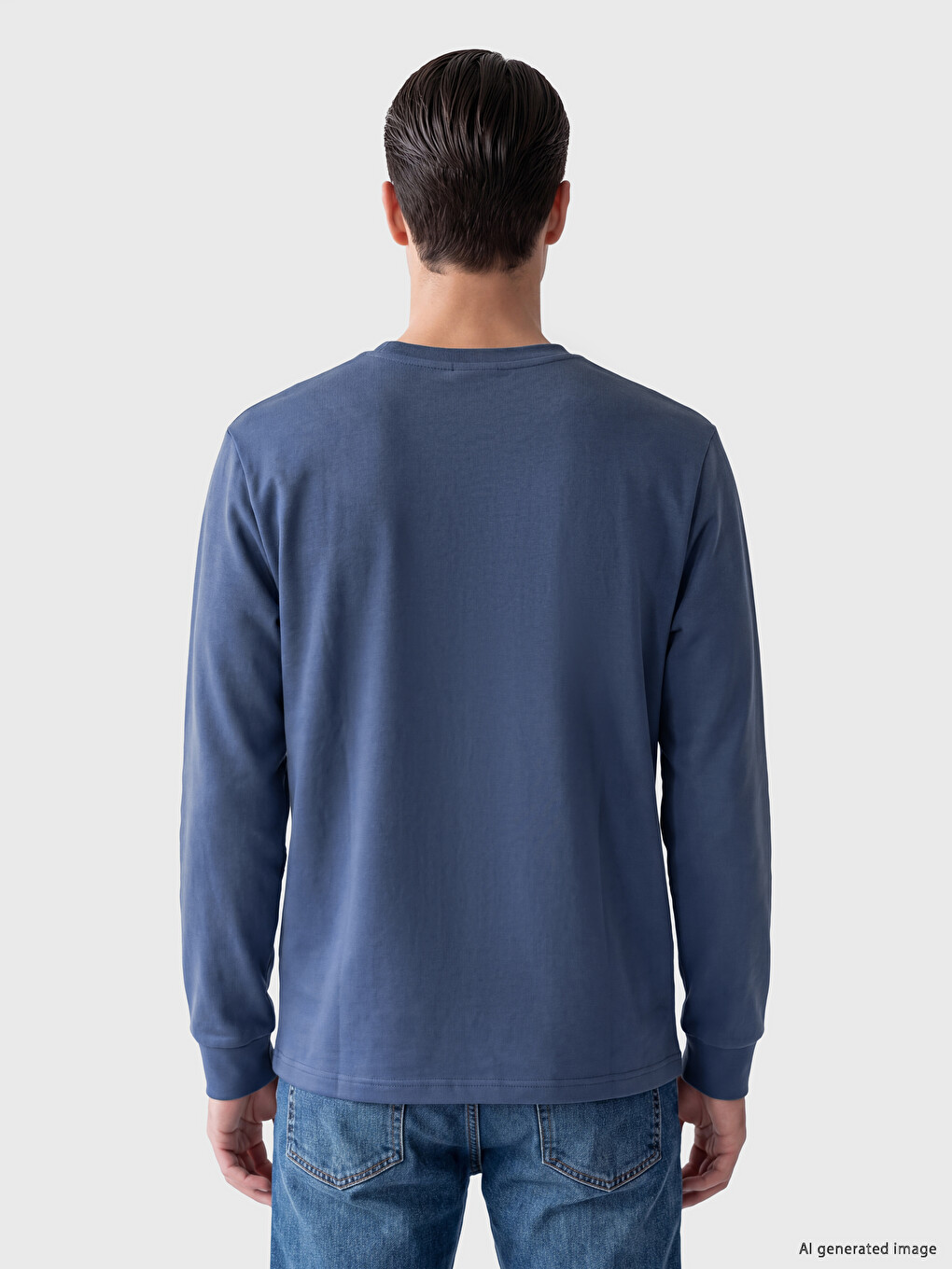 Crew Neck Printed Men's Sweatshirt-2