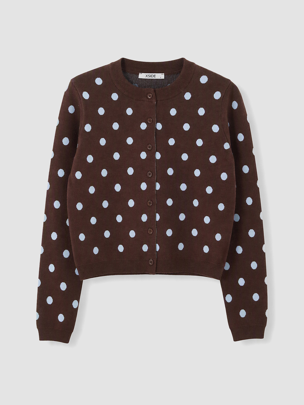 Polka Dot Women's Knitwear Cardigan