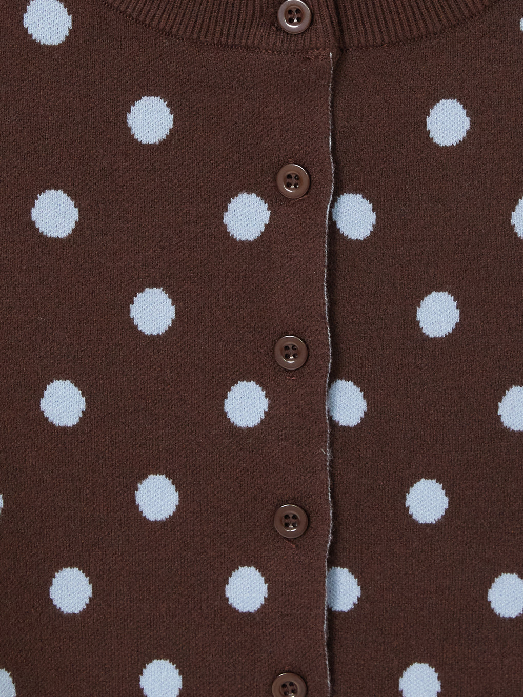 Polka Dot Women's Knitwear Cardigan-1