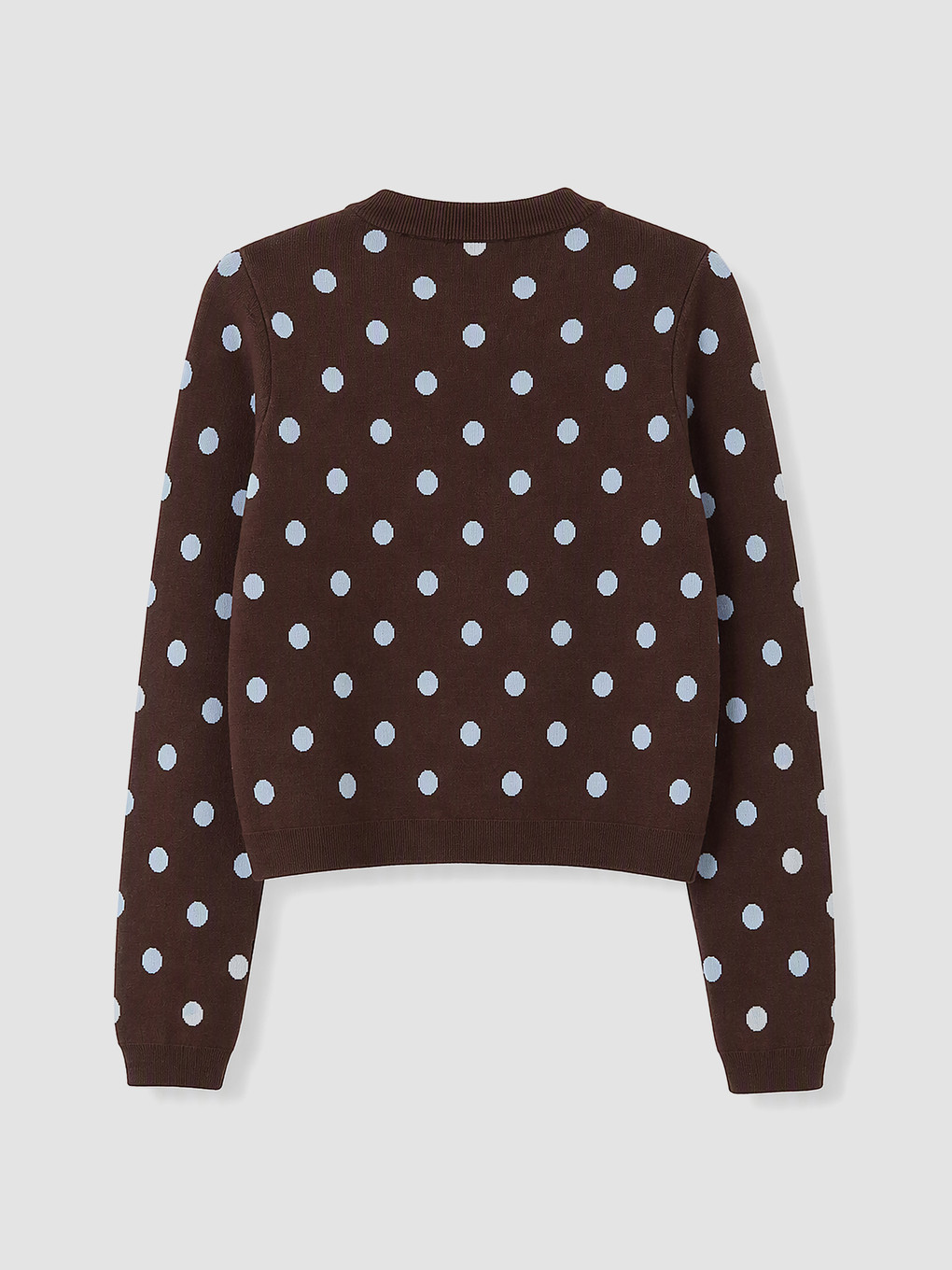 Polka Dot Women's Knitwear Cardigan-2