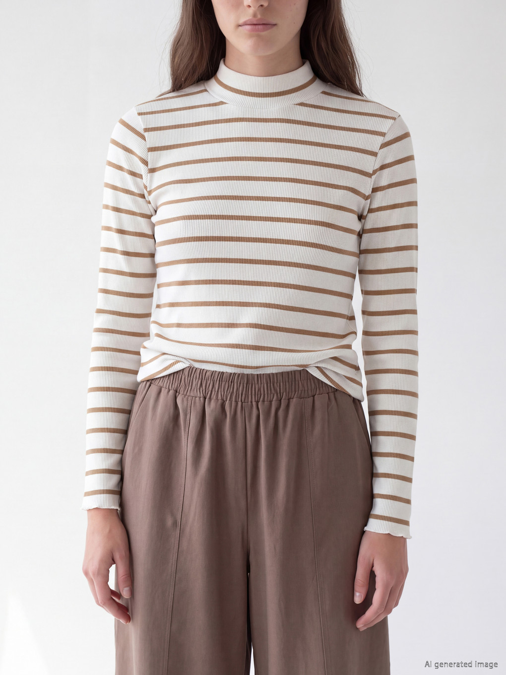 Elastic Waist Women's Trousers-2