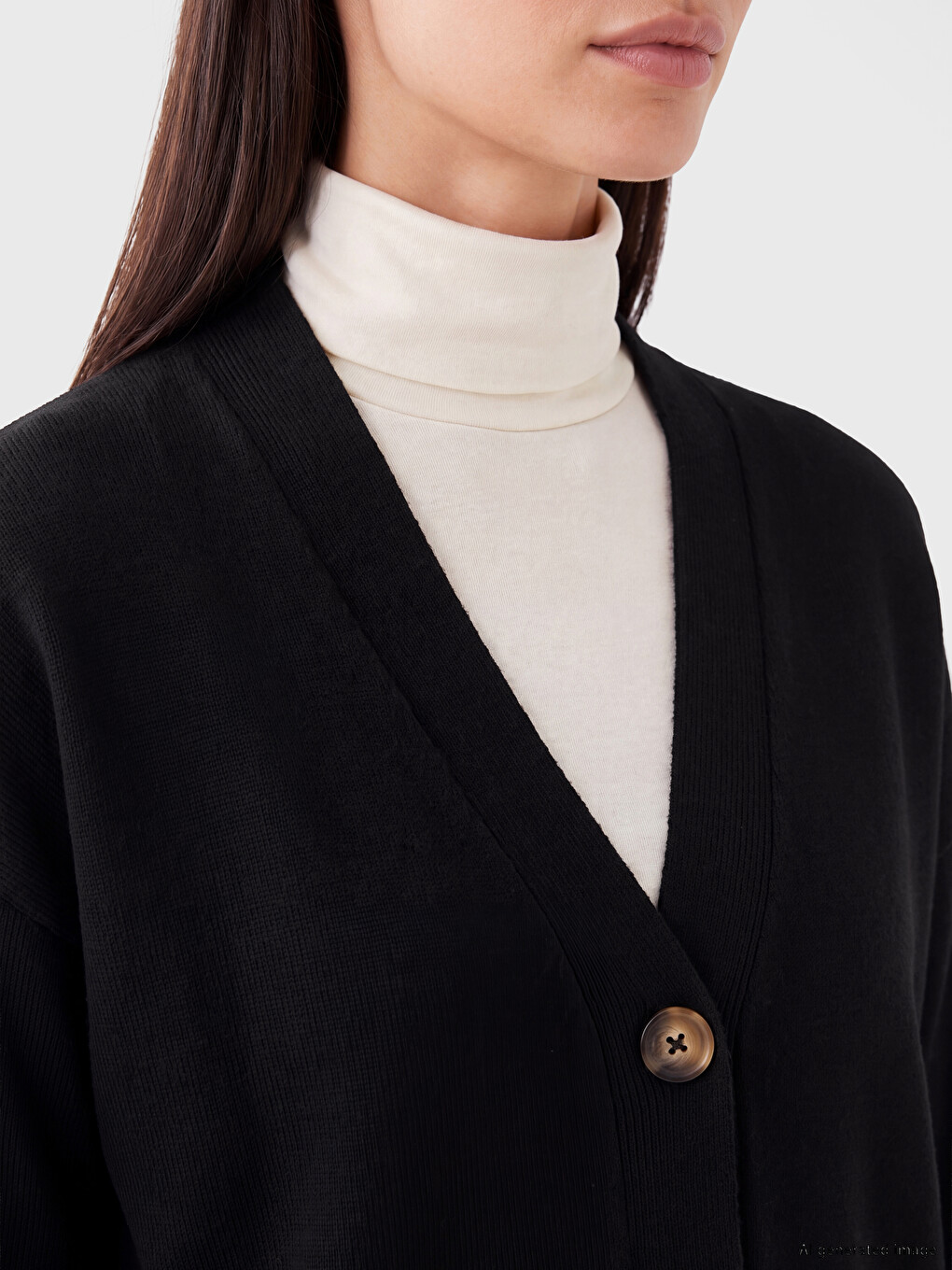 V Neck Women's Knitwear Cardigan-2