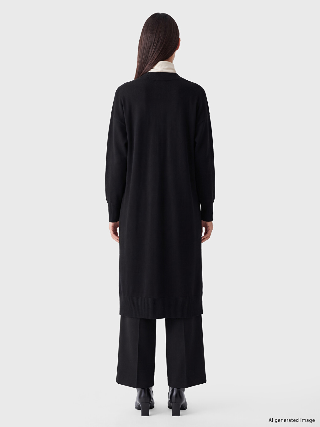 V Neck Women's Knitwear Cardigan-3