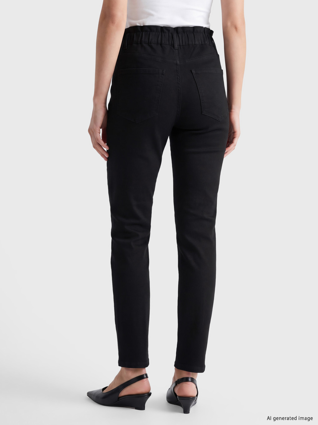 Woman Black Jeans-3