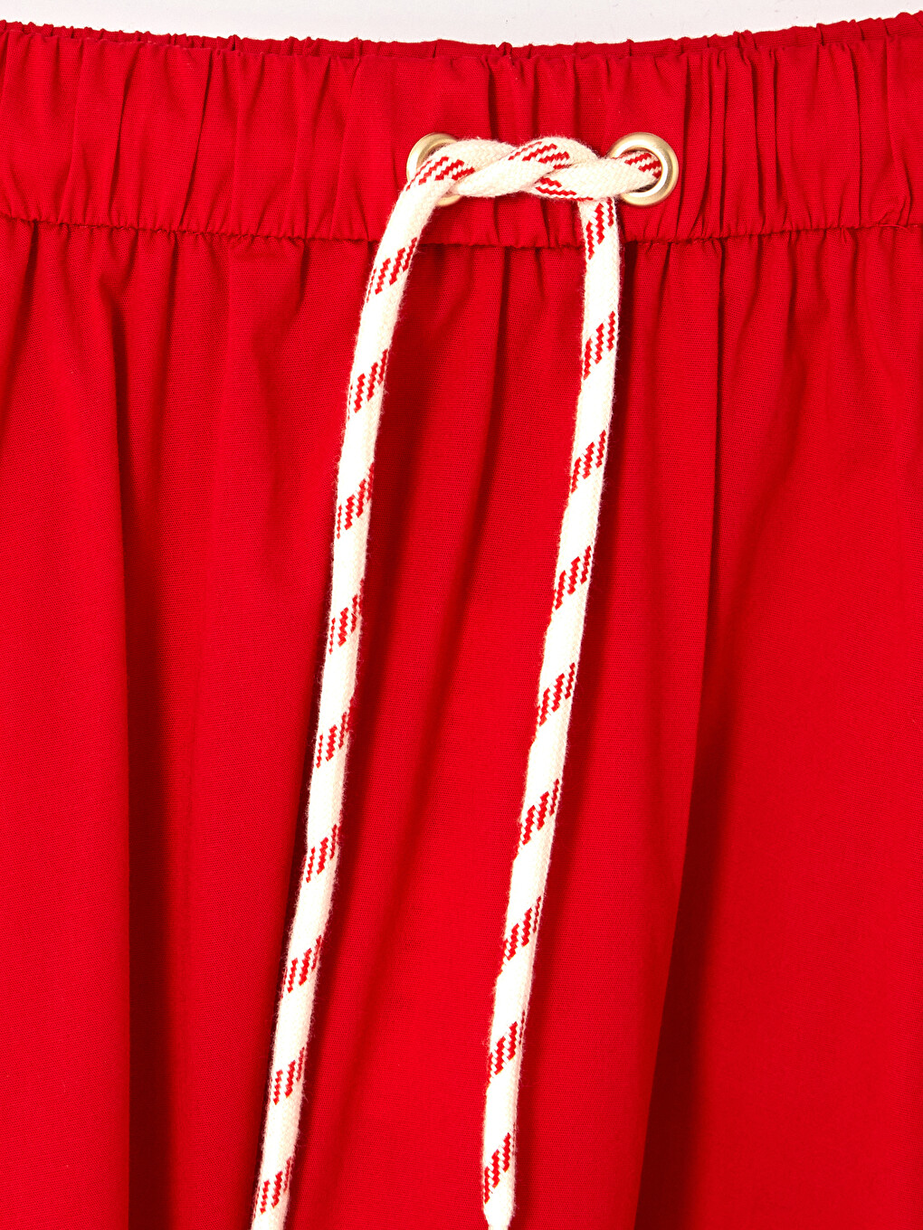 Woman Red Skirt-1