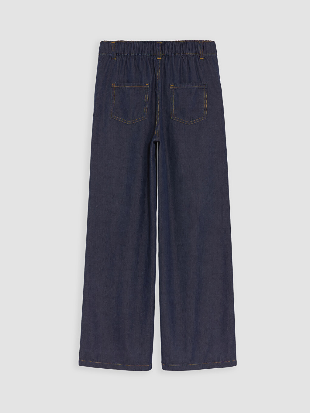 İndigo Wideleg Kız Çocuk Jean Pantolon-2